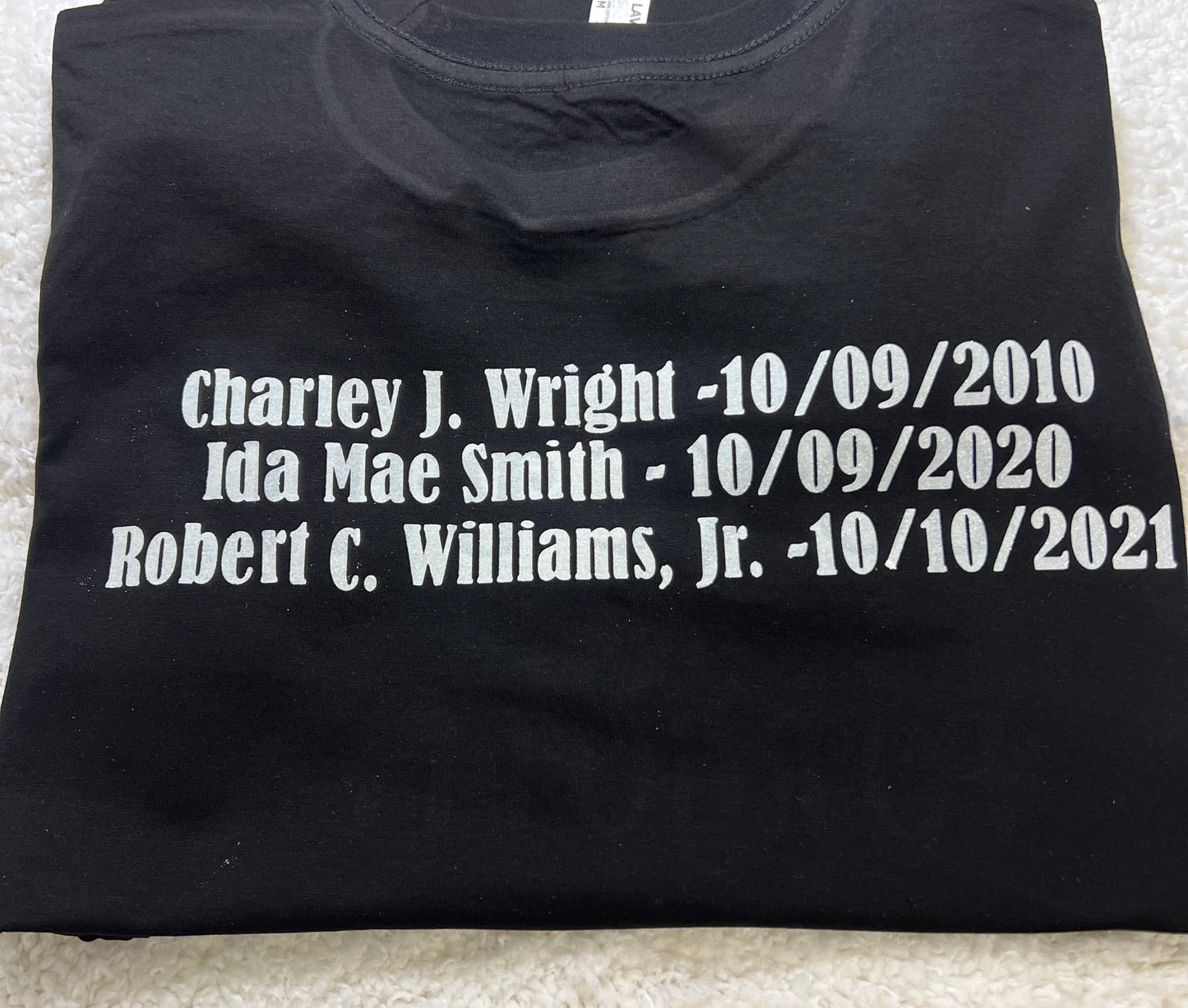 Custom Graphic Memorial Shirts